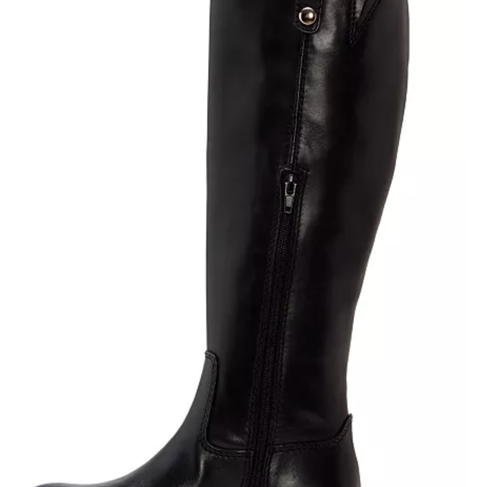 INC International Concepts Glossy Black Over the Knee Boots - Picture 2 of 8